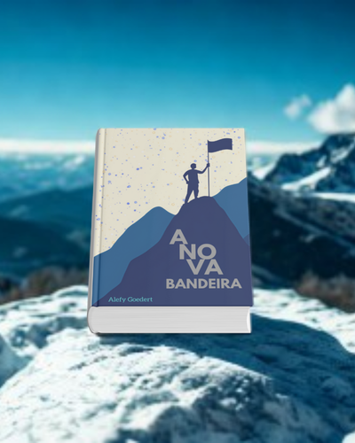 Mockup 3D do ebook 'A Nova Bandeira'